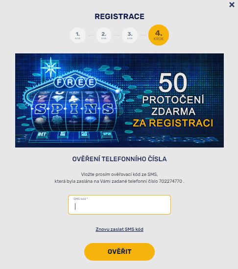 Ověřte telefonní číslo