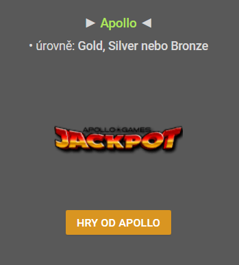 Apollo jackpoty