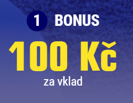 100 Kč za vklad