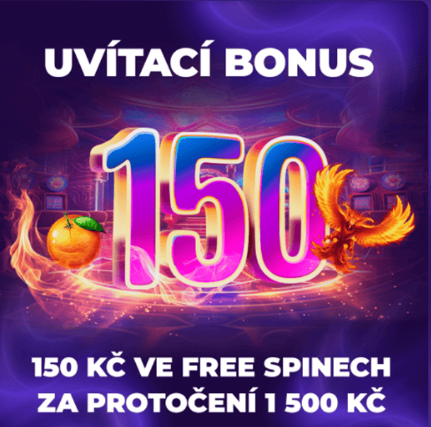 Vstupní bonus v Grandwin casinu 150 Kč ve free spinech