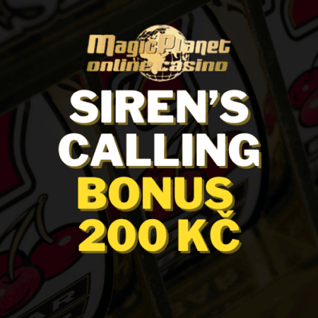 200 Kč ve free spinech do Siren’s Calling v Magic Planet